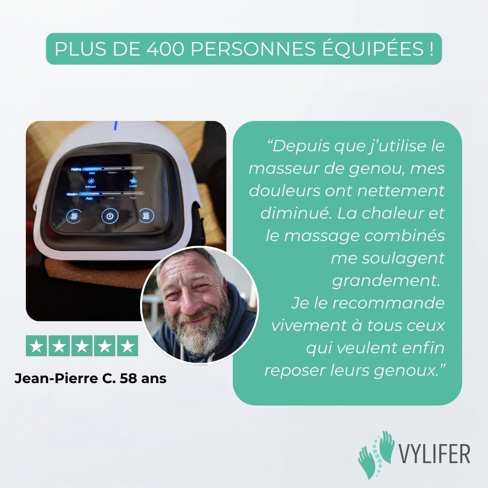 Masseur Genou Infrarouge G-Comp Vylifer